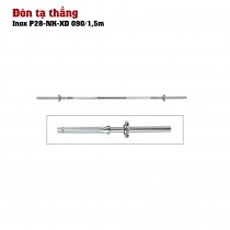 Đòn tạ thẳng Inox P28-XD090-150 (150cm)