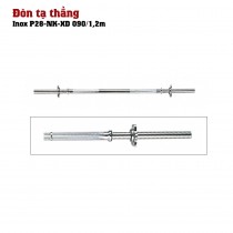 Đòn tạ thẳng Inox P28-XD090-120 (120cm)